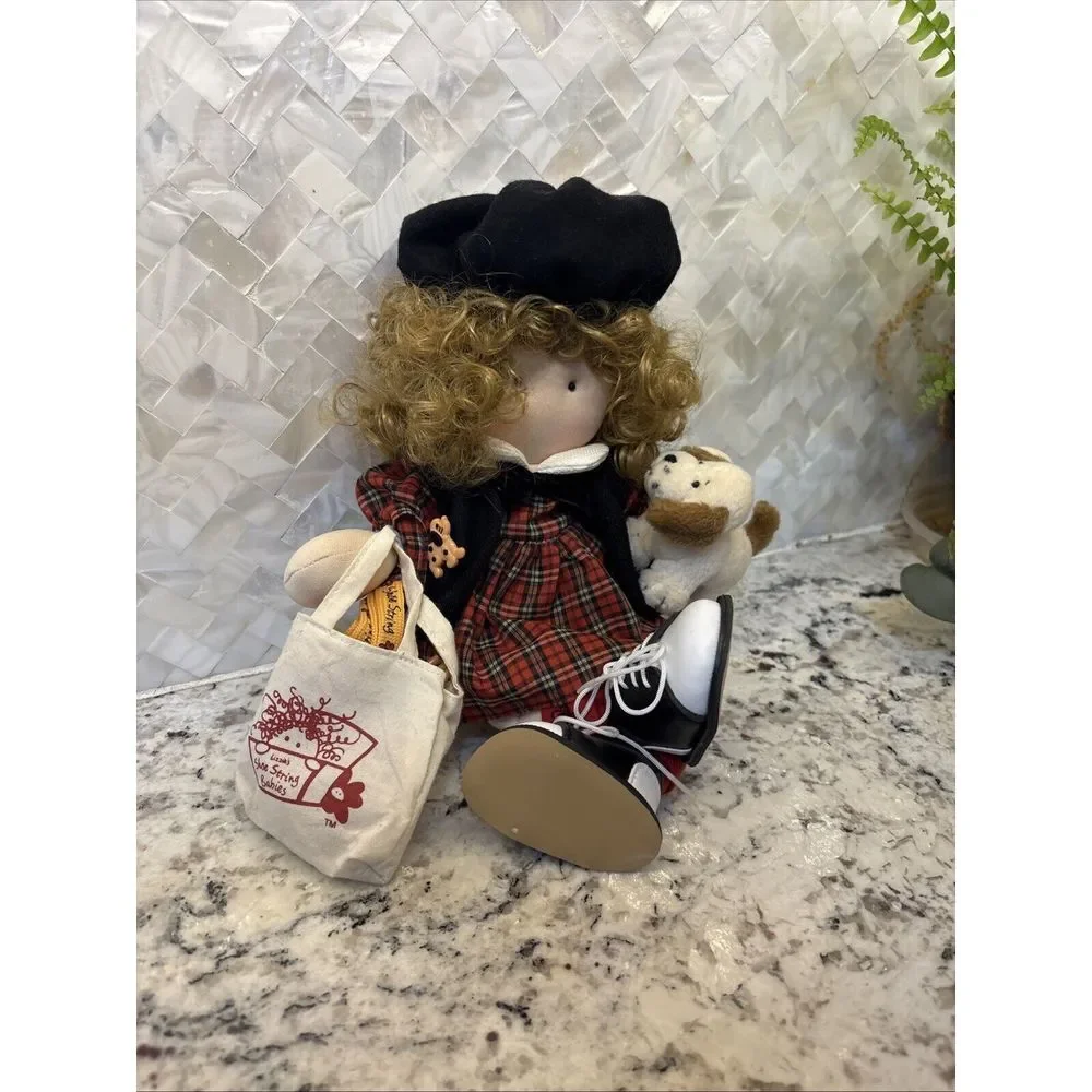 Lizzie High Shoe‎ String Babies doll Megan French Schoolgirl Puppy